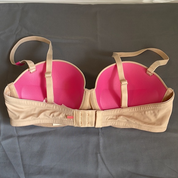 NWT Pink by Victoria’s Secret Where Everywhere Multi-Way Push-Up Cream 36C - Picture 3 of 13